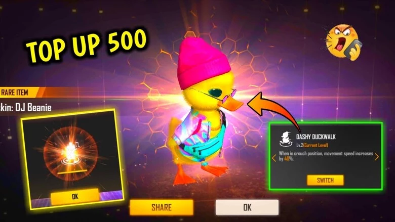 Dr Beanie Top-up Event free fire