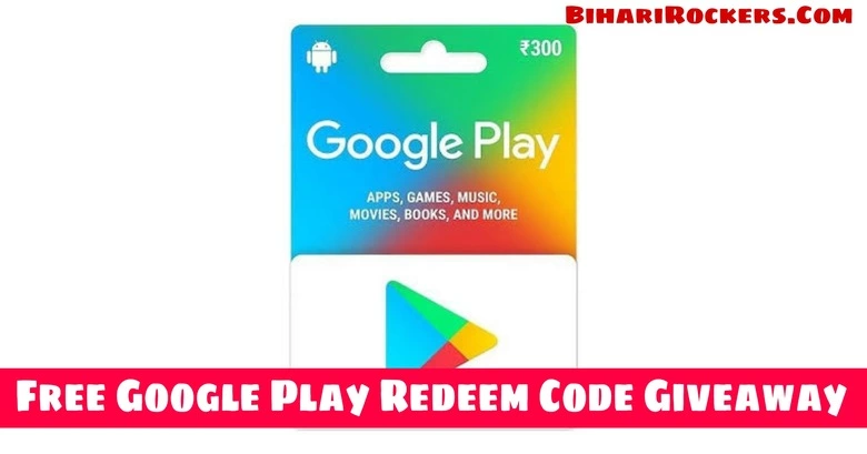 Free Google Play Redeem Code Giveaway Today