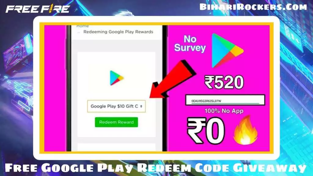 Free Google Play Redeem Code Giveaway Today 20 November