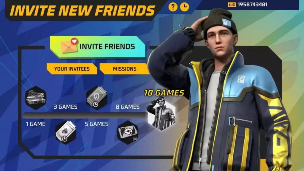 Invite Your Friends And Get Free Bundles In Free Fire Max 2023