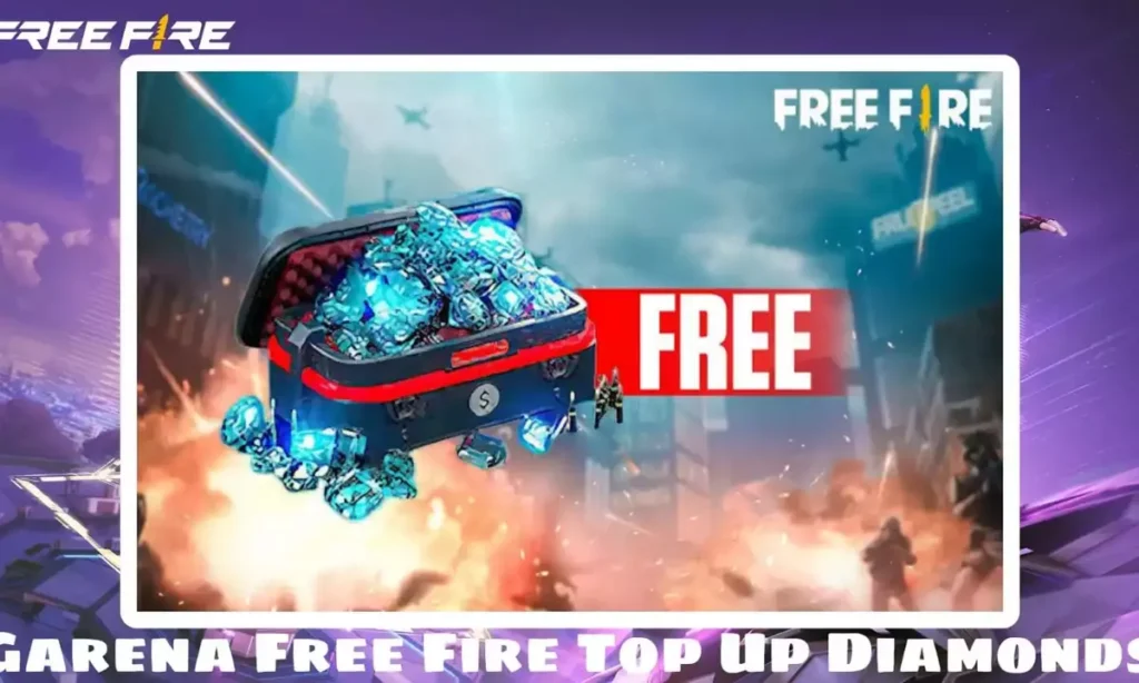 a new website for Garena Free Fire Top-up Diamonds Free in India with extra bonus on each top-up