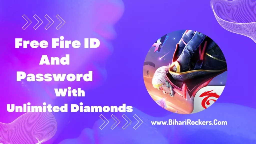 Best website to get free fire id and password with unlimited diamonds and other premium rewards