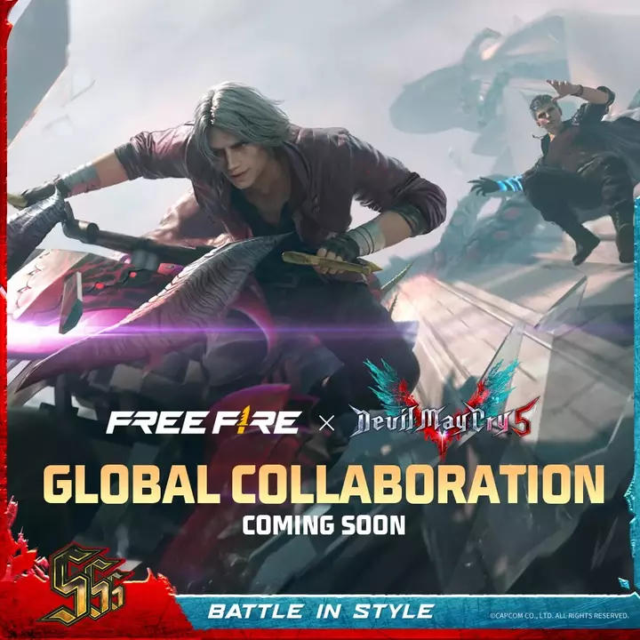 Free Fire x Devil May Cry 5 Global Collaboration