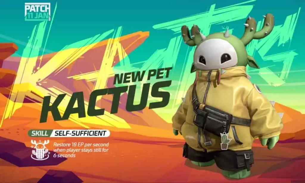Kactus Free Fire New Pet Check Abilities and How To Get New Kactus Pet In Free Fire Max 2023