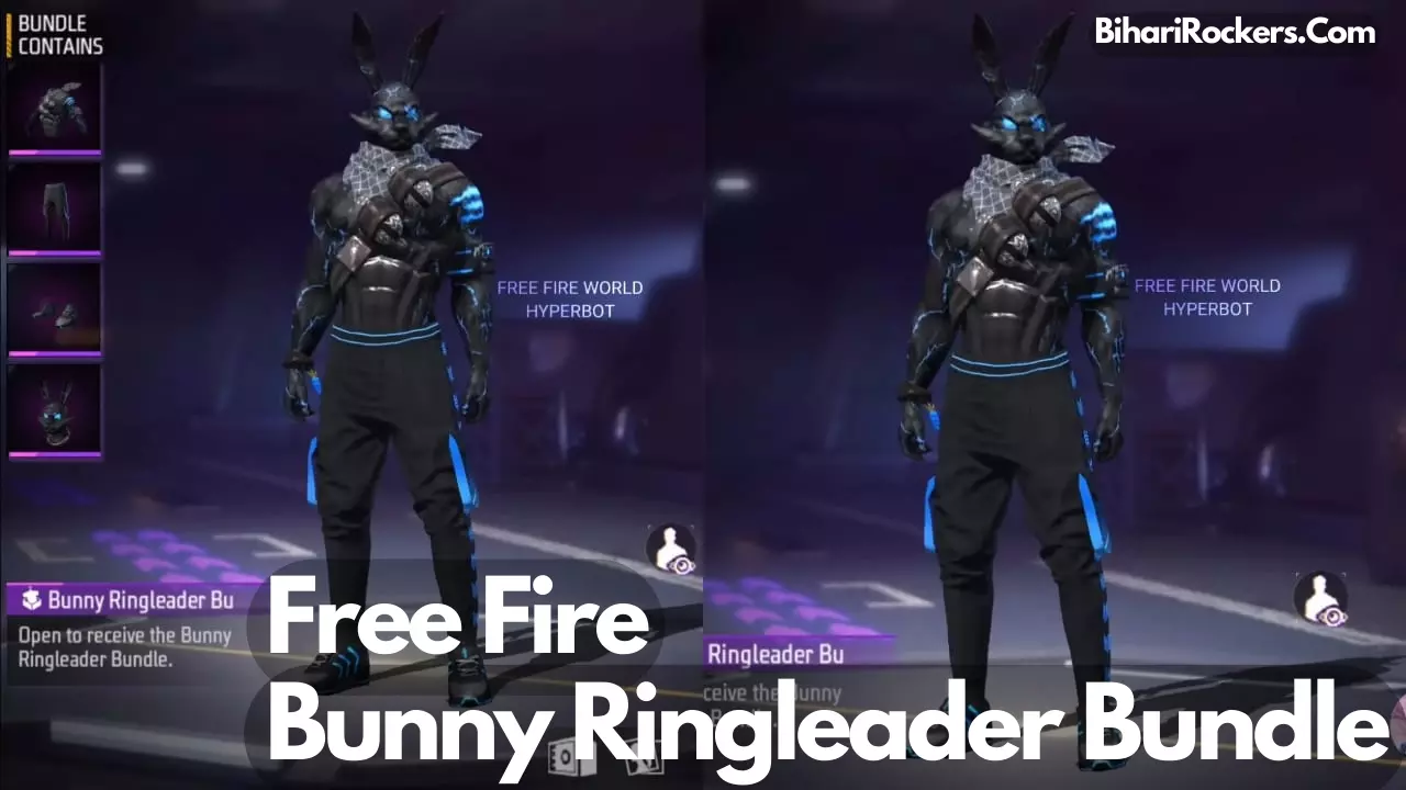 How To Get Free Bunny Ringleader Bundle In Free Fire (Black Bunny) 2023