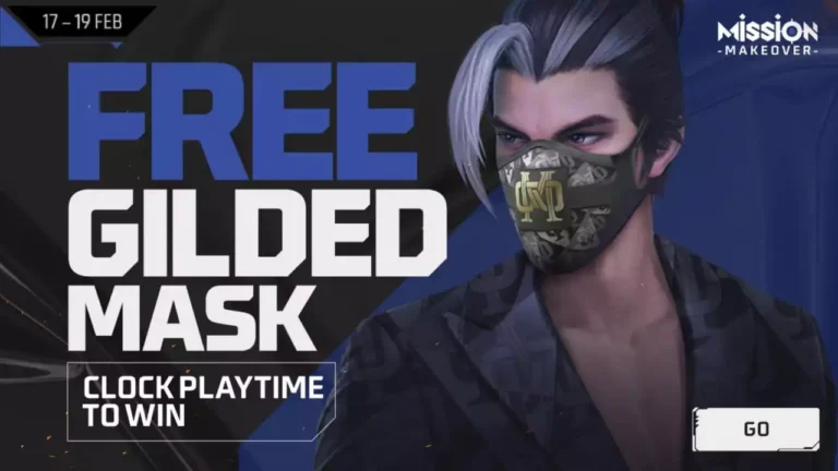 How To Get Free Gilded Mask In Free Fire Max