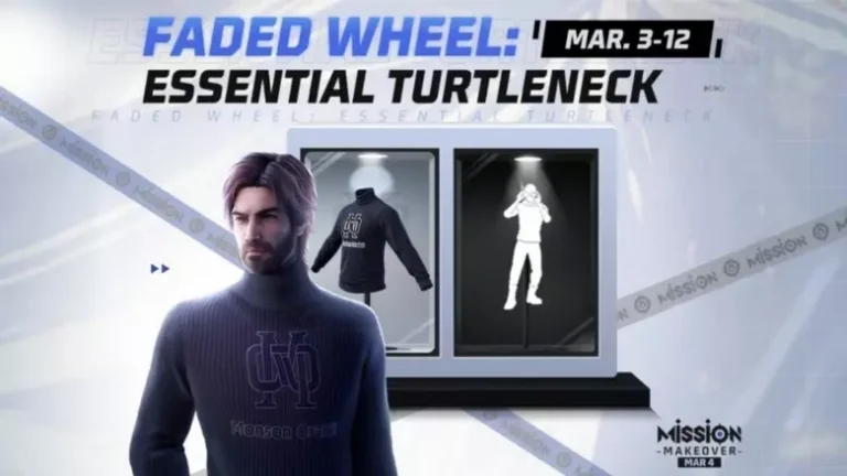 How To Get Essential Turtleneck Black T-shirt In Free Fire