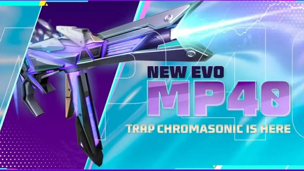 How To Get New Chromasonic Evo MP40 Gun Skin In Free Fire Max