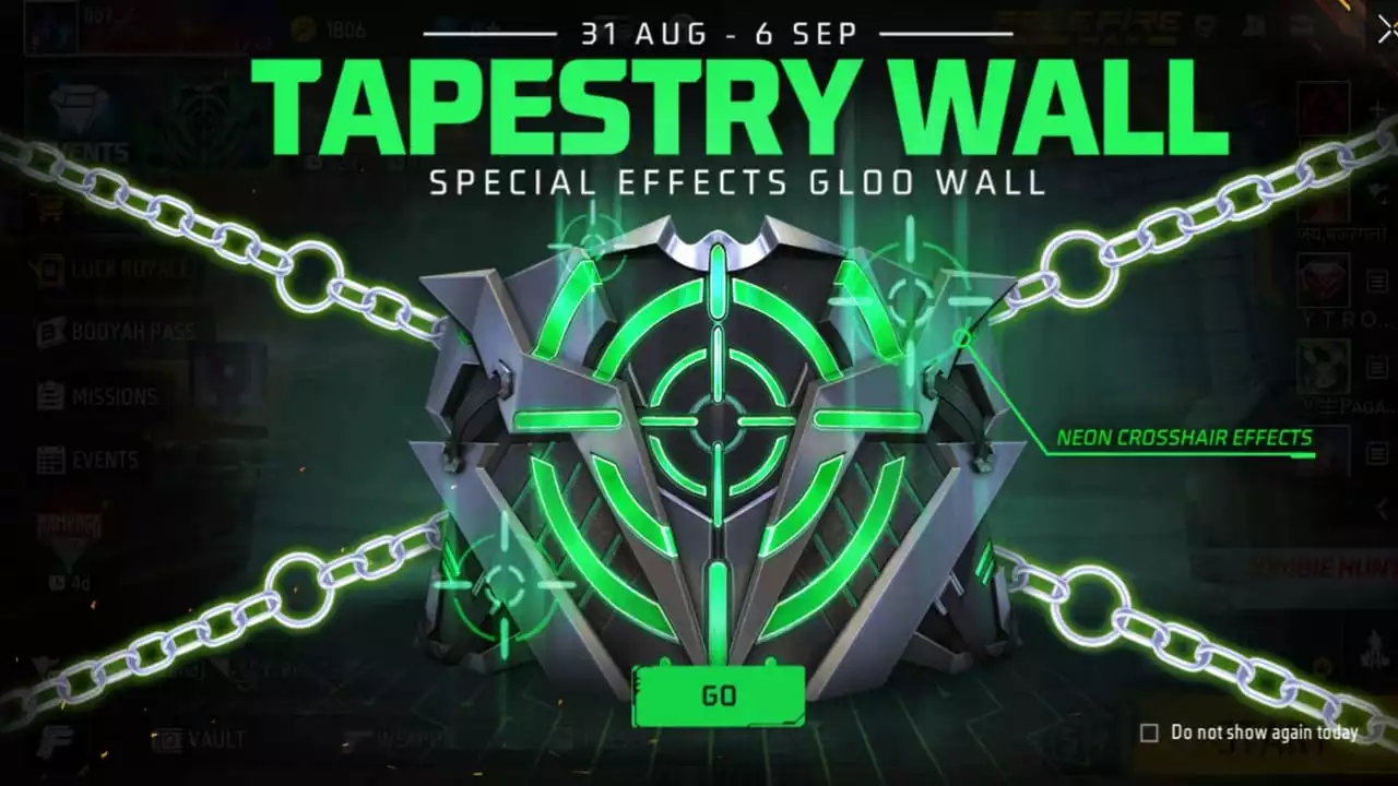 How To Get New Tapestry Gloo Wall In Free Fire Max 2023